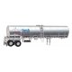 Food Grade Tank Trailer - Assembled -- Dairy Fresh Milk Products, HO, Walthers SceneMaster 12353