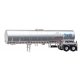 Food Grade Tank Trailer - Assembled -- Dairy Fresh Milk Products, HO, Walthers SceneMaster 12353