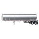 Petroleum Tank Trailer - Assembled -- Painted, Unlettered, HO, Walthers SceneMaster 12360