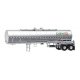 Chemical Tank Trailer - Assembled -- ChemGo, HO, Walthers SceneMaster 12350