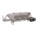 Dry Bulk Semi Trailer - Kit - Transload Facility -- Undecorated, HO, Walthers SceneMaster 2620