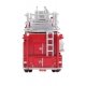 Heavy-Duty Fire Department Ladder Truck - Assembled -- Red, HO, Walthers SceneMaster 13801