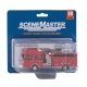 Heavy-Duty Fire Department Ladder Truck - Assembled -- Red, HO, Walthers SceneMaster 13801