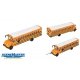 International(R) CE School Bus - Assembled -- Yellow, White, HO, Walthers SceneMaster 11701