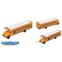 International(R) CE School Bus - Assembled -- Yellow, White, HO, Walthers SceneMaster 11701