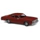 1976 Plymouth Fury Sedan - Assembled -- Maroon, HO, Busch Gmbh & Co Kg 89121