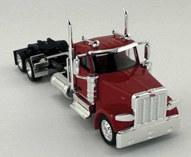 Peterbilt 589 2-Axle Day-Cab Semi Tractor - Assembled -- Red, HO, HO Logistics Replicas 589081