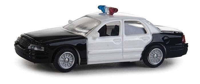 Ford(R) Crown Victoria Police Interceptor -- Police, Sheriff & Highway Patrol Decals (black, HO, Walthers SceneMaster 12021