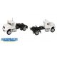 International(R) 4900 Single-Axle Semi Tractor Only - Assembled -- White, HO, Walthers SceneMaster 11190
