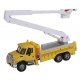 International(R) 7600 Utility Truck w/Bucket Lift - Assembled -- Yellow, HO, Walthers SceneMaster 11752