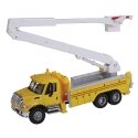 International(R) 7600 Utility Truck w/Bucket Lift - Assembled -- Yellow, HO, Walthers SceneMaster 11752