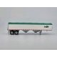 39′ Covered Grain Trailer - Assembled -- Cargill (white, green), HO, HO Logistics Replicas 465