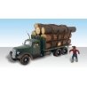 Scenic Accents(R) -- Tim Burr Logging Truck, HO, Woodland Scenics 5553