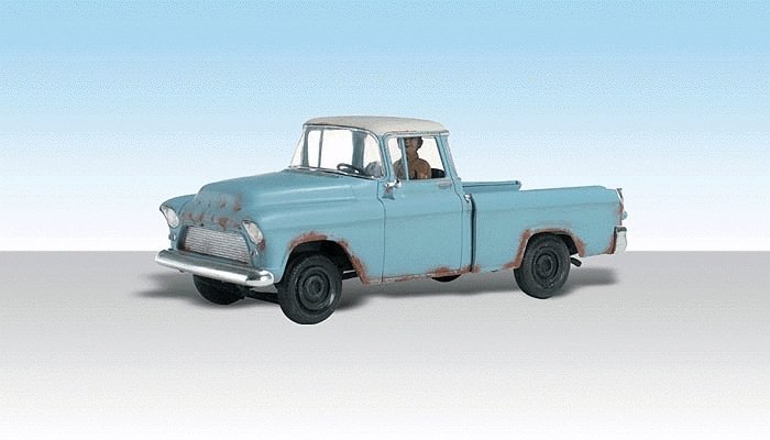 AutoScenes(R) - Assembled -- Pickem′ Up Truck, HO, Woodland Scenics 5534