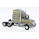1984 Kenworth T600 Sleeper-Cab Tractor Only - Assembled -- Friderici (gray, yellow), HO, Brekina Automodelle 85929