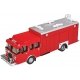 Hazardous Materials Fire Truck - Assembled -- Red, HO, Walthers SceneMaster 13802