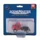 International(R) 4300 Single-Axle Semi Tractor Only - Assembled -- Red, HO, Walthers SceneMaster 11131