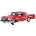 1958 Chevrolet Impala Sport Coupe - Assembled -- Rio Red, HO, Oxford Diecast 87CIS58003