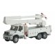 International(R) 7600 Utility Truck w/Bucket Lift - Assembled -- White, Railroad Maintenanc, HO, Walthers SceneMaster 11753