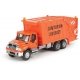 International(R) 7600 Garbage Truck - Assembled -- Sanitation District (orange), HO, Walthers SceneMaster 11770