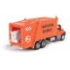 International(R) 7600 Garbage Truck - Assembled -- Sanitation District (orange), HO, Walthers SceneMaster 11770