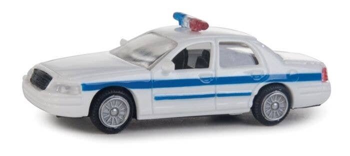Ford(R) Crown Victoria Police Interceptor -- Police, Sheriff & Highway Patrol Decals (white, HO, Walthers SceneMaster 12025