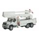 International(R) 7600 Utility Truck with Bucket Lift - Assembled -- White (Includes Utility, HO, Walthers SceneMaster 11754