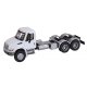 International(R) 4300 Dual-Axle Semi Tractor Only - Assembled -- White Cab, Black Chassis, HO, Walthers SceneMaster 11530