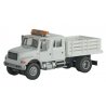 International(R) 4900 Open Stake Bed Utility Truck - Assembled -- White w/Railroad Maintena, HO, Walthers SceneMaster 11894