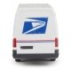 Delivery Van - Assembled -- United States Postal Service (white, blue, red ′We Deliver For , HO, Walthers SceneMaster 12208
