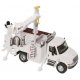 International(R) 4300 Utility Truck w/Drill - Assembled -- White (Includes Utility Company , HO, Walthers SceneMaster 11734
