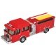 Heavy-Duty Fire Engine - Assembled -- Red, HO, Walthers SceneMaster 13800