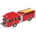 Heavy-Duty Fire Engine - Assembled -- Red, HO, Walthers SceneMaster 13800