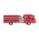 Heavy-Duty Fire Engine - Assembled -- Red, HO, Walthers SceneMaster 13800