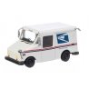 Long Life Vehicle (LLV) Mail Truck -- United States Postal Service(R) 1993-Present Scheme, HO, Walthers SceneMaster 12253