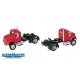 International(R) 4900 Single-Axle Semi Tractor Only - Assembled -- Red, HO, Walthers SceneMaster 11191