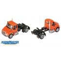 International(R) 4300 Single-Axle Semi Tractor Only - Assembled -- Orange, HO, Walthers SceneMaster 11133