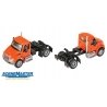 International(R) 4300 Single-Axle Semi Tractor Only - Assembled -- Orange, HO, Walthers SceneMaster 11133