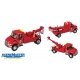 International(R) 4300 Tow Truck - Assembled -- Red, HO, Walthers SceneMaster 11531