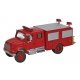 International(R) 4900 First Response Fire Truck - Assembled -- Red, HO, Walthers SceneMaster 11893