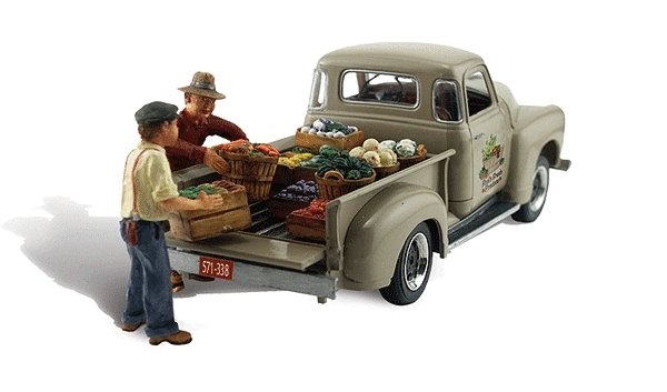 AutoScenes(R) - Assembled -- Paul′s Fresh Produce, HO, Woodland Scenics 5561