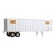 Flexi-Van 40′ Trailer 2-Pack - Assembled -- New York Central 1 (Yellow Logo Flexi-Van Placar, HO, Walthers SceneMaster 2606