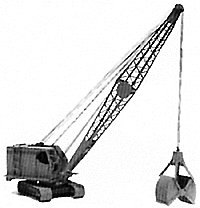 Construction Equipment - Kit -- Bucyrus Erie 30-B Crane, N, GHQ 53011