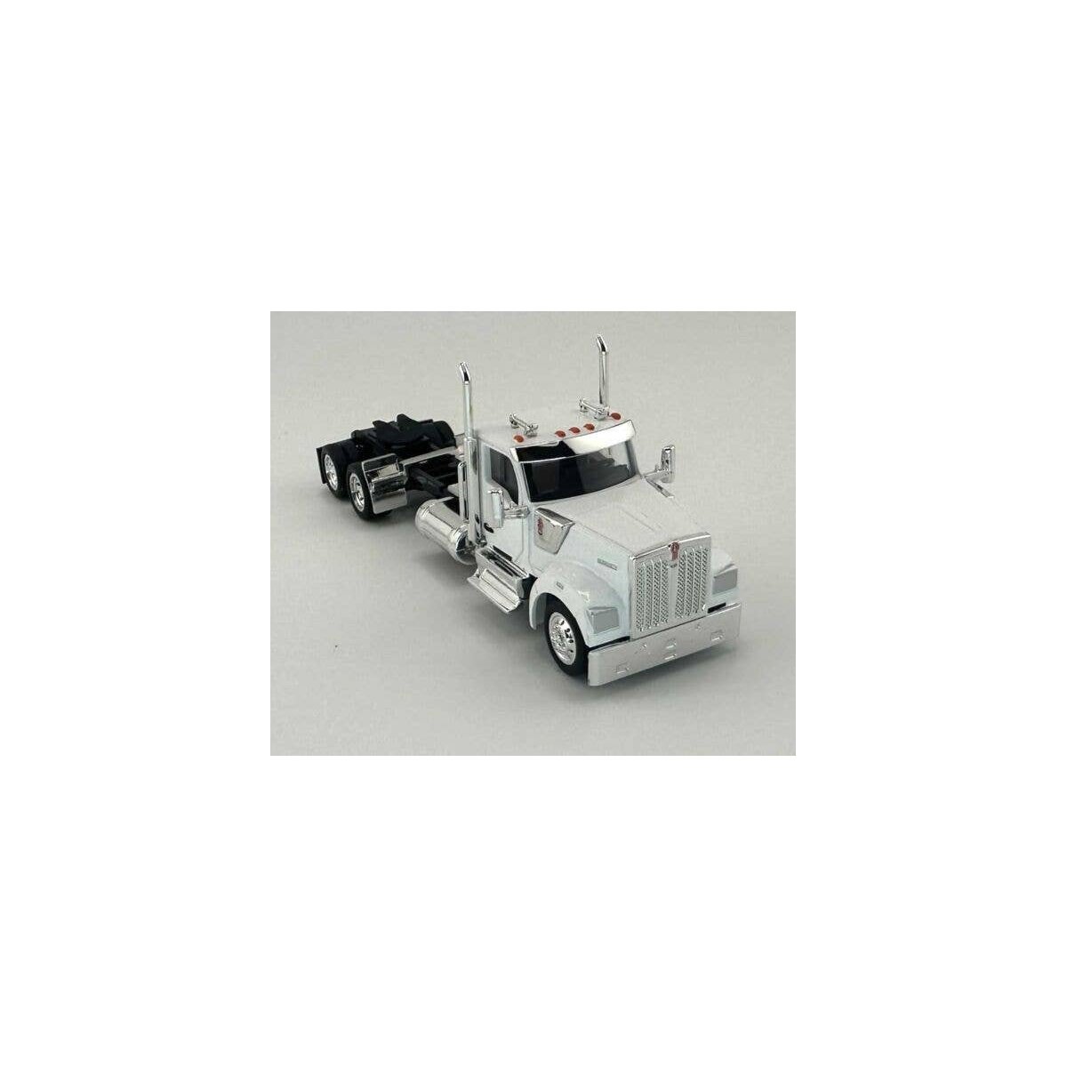 Kenworth 990 2-Axle Day-Cab Semi Tractor - Assembled -- White, HO, HO Logistics Replicas 990071