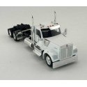 Kenworth 990 2-Axle Day-Cab Semi Tractor - Assembled -- White, HO, HO Logistics Replicas 990071