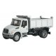 International(R) 4300 Single-Axle Dump Truck - Assembled -- White, Railroad Maintenance-of-, HO, Walthers SceneMaster 11635