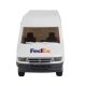 Delivery Van - Assembled -- FedEx Express (white, purple, orange), HO, Walthers SceneMaster 12203