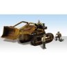 Fritz′s Front Loader - Assembled - AutoScenes(R) -- Crawler & 3 Figures, HO, Woodland Scenics 5558
