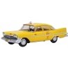 1959 Plymouth Belvedere Sedan - Assembled -- Tanner Yellow Cab Co. Southern California (yello, HO, Oxford Diecast 87PS59002