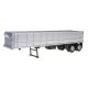 36′ Gravel Dump Trailer - Assembled -- Silver, HO, Herpa Models 5281